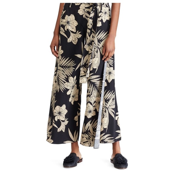 NWT Ralph Lauren Linen-Blend Wide-Leg Pants & Top. - Picture 2 of 7